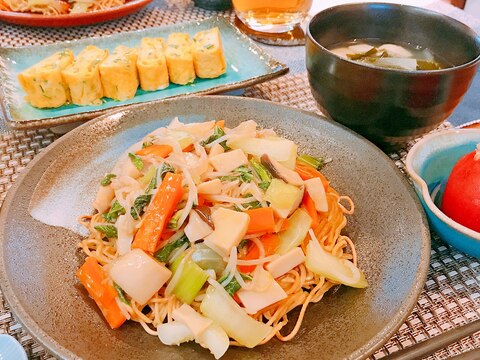 野菜たっぷり☆ヘルシー餡かけ焼きそば